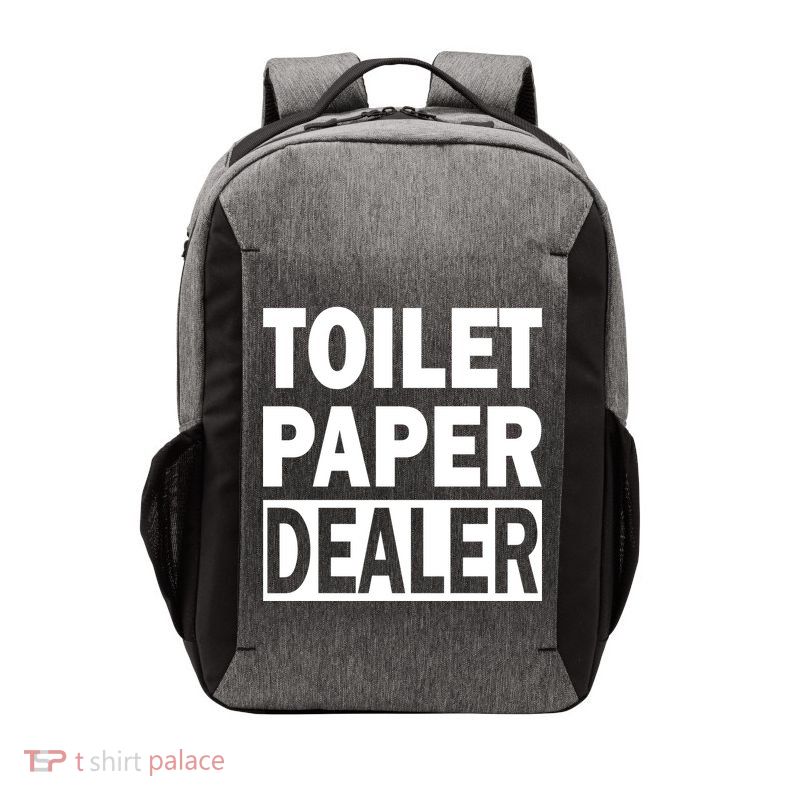 Toilet Paper Dealer Vector Backpack