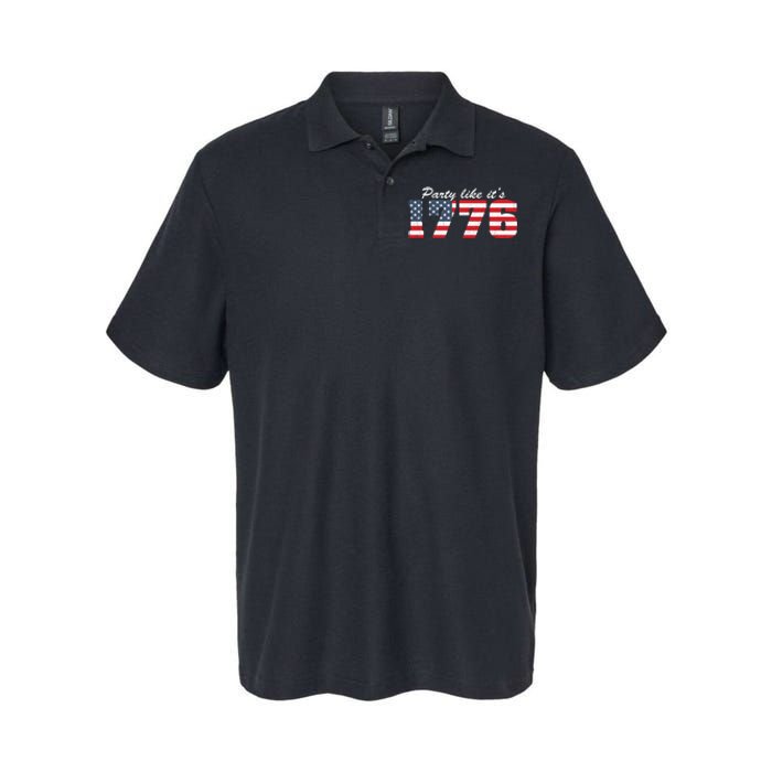 4Th Of July Party Like 1776 4th Of July Softstyle Adult Sport Polo