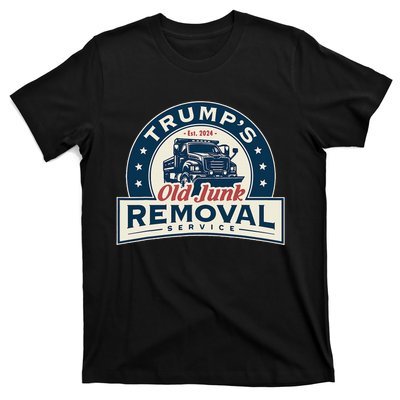 TrumpS Old Junk Removal Service Est 2024 Anti Biden T-Shirt