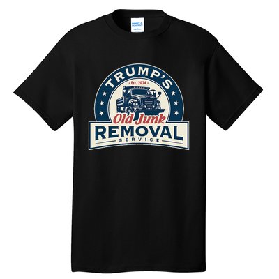 TrumpS Old Junk Removal Service Est 2024 Anti Biden Tall T-Shirt