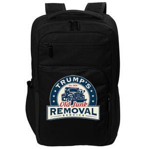 TrumpS Old Junk Removal Service Est 2024 Anti Biden Impact Tech Backpack