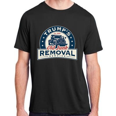 TrumpS Old Junk Removal Service Est 2024 Anti Biden Adult ChromaSoft Performance T-Shirt