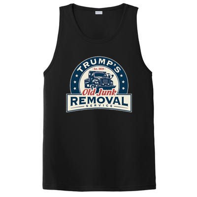 TrumpS Old Junk Removal Service Est 2024 Anti Biden PosiCharge Competitor Tank