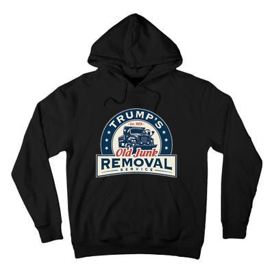 TrumpS Old Junk Removal Service Est 2024 Anti Biden Tall Hoodie