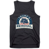 TrumpS Old Junk Removal Service Est 2024 Anti Biden Tank Top