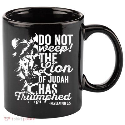 Tribe Of Judah Christian Lion Gift Revelation Bible Verse 11oz C Handle Ceramic Mug