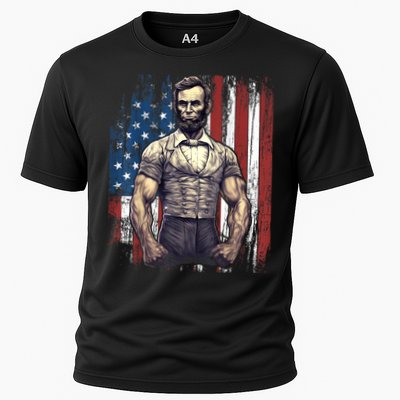 Th Of July Patriotic Funny Abraham Lincoln Graphic July 4th Performance Shirt