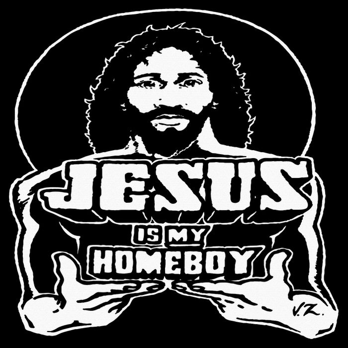 The Original Jesus Is My Homeboy Black Cooling Performance Crew T-Shirt