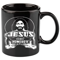 The Original Jesus Is My Homeboy Black 11oz C Handle Ceramic Mug