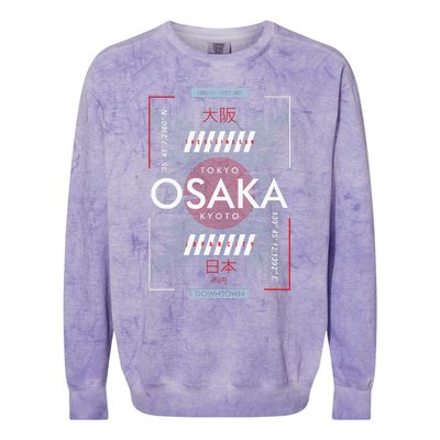 Tokyo Osaka Kyoto Colorblast Crewneck Sweatshirt