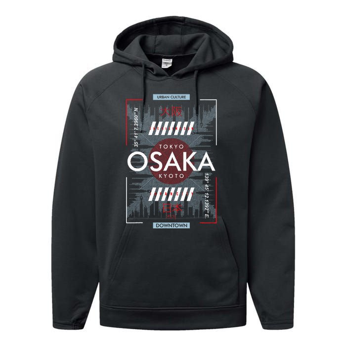 Tokyo Osaka Kyoto Performance Fleece Hoodie