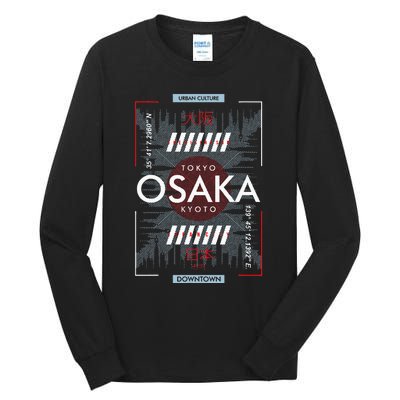 Tokyo Osaka Kyoto Tall Long Sleeve T-Shirt