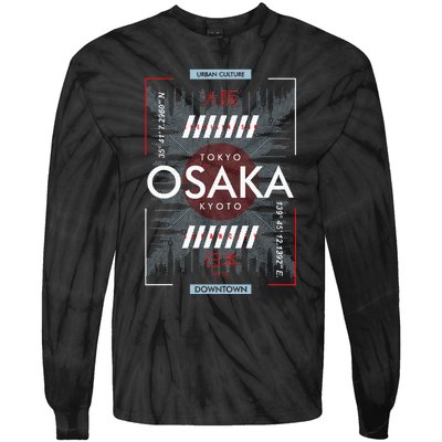 Tokyo Osaka Kyoto Tie-Dye Long Sleeve Shirt