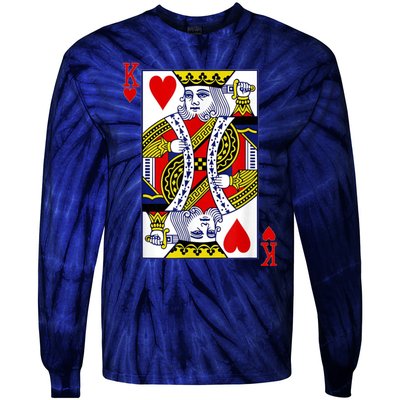 The Original King Of Hearts Tie-Dye Long Sleeve Shirt