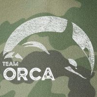 Team Orca Killer Whale Distressed Design Legacy Tie Dye Trucker Hat