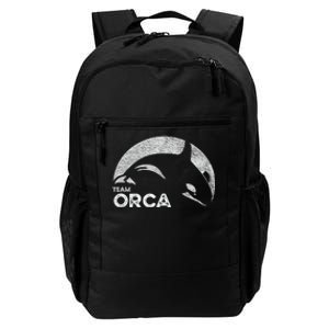 Team Orca Killer Whale Distressed Design Daily Commute Backpack