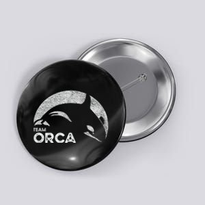 Team Orca Killer Whale Distressed Design Button