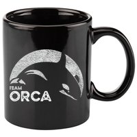 Team Orca Killer Whale Distressed Design 11oz C Handle Ceramic Mug