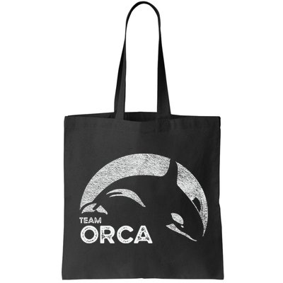 Team Orca Killer Whale Distressed Design Bag
