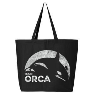 Team Orca Killer Whale Distressed Design 25L Jumbo Tote