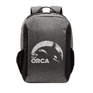 Team Orca Killer Whale Distressed Design Vector Backpack