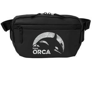 Team Orca Killer Whale Distressed Design Crossbody Pack