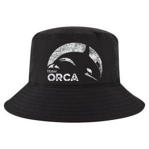 Team Orca Killer Whale Distressed Design Cool Comfort Performance Bucket Hat