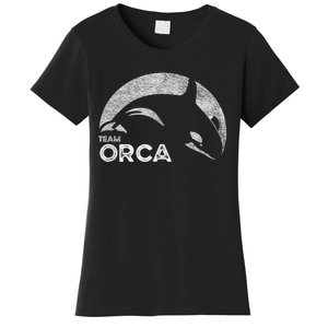 Team Orca Killer Whale Distressed Design Women's T-Shirt