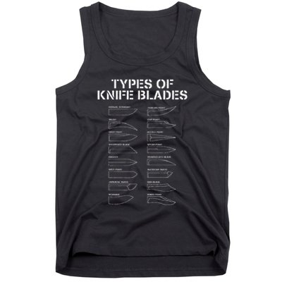 Types Of Knife Blades Knife Collector Tank Top