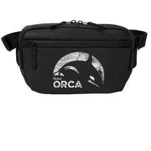 Team Orca Killer Whale Distressed Design Crossbody Pack