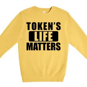 Token's Life Matters Cartman Funny TV Cartoon Premium Crewneck Sweatshirt