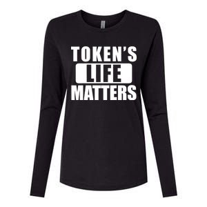 Token's Life Matters Cartman Funny TV Cartoon Womens Cotton Relaxed Long Sleeve T-Shirt