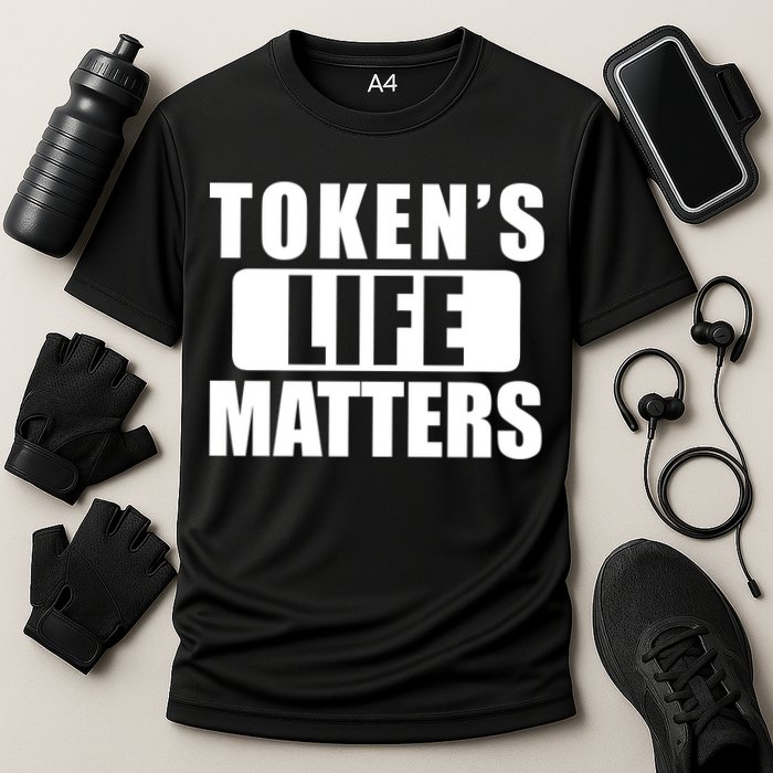 Token's Life Matters Cartman Funny TV Cartoon Cooling Performance Crew T-Shirt