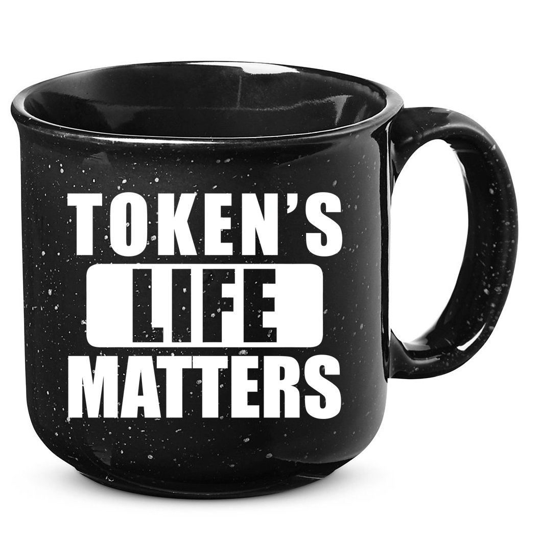 Token's Life Matters Cartman Funny TV Cartoon 15oz Campfire Ceramic Mug