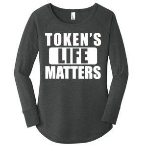 Token's Life Matters Cartman Funny TV Cartoon Women's Perfect Tri Tunic Long Sleeve Shirt