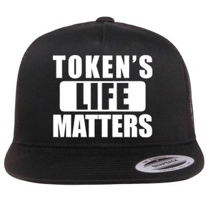 Token's Life Matters Cartman Funny TV Cartoon Flat Bill Trucker Hat