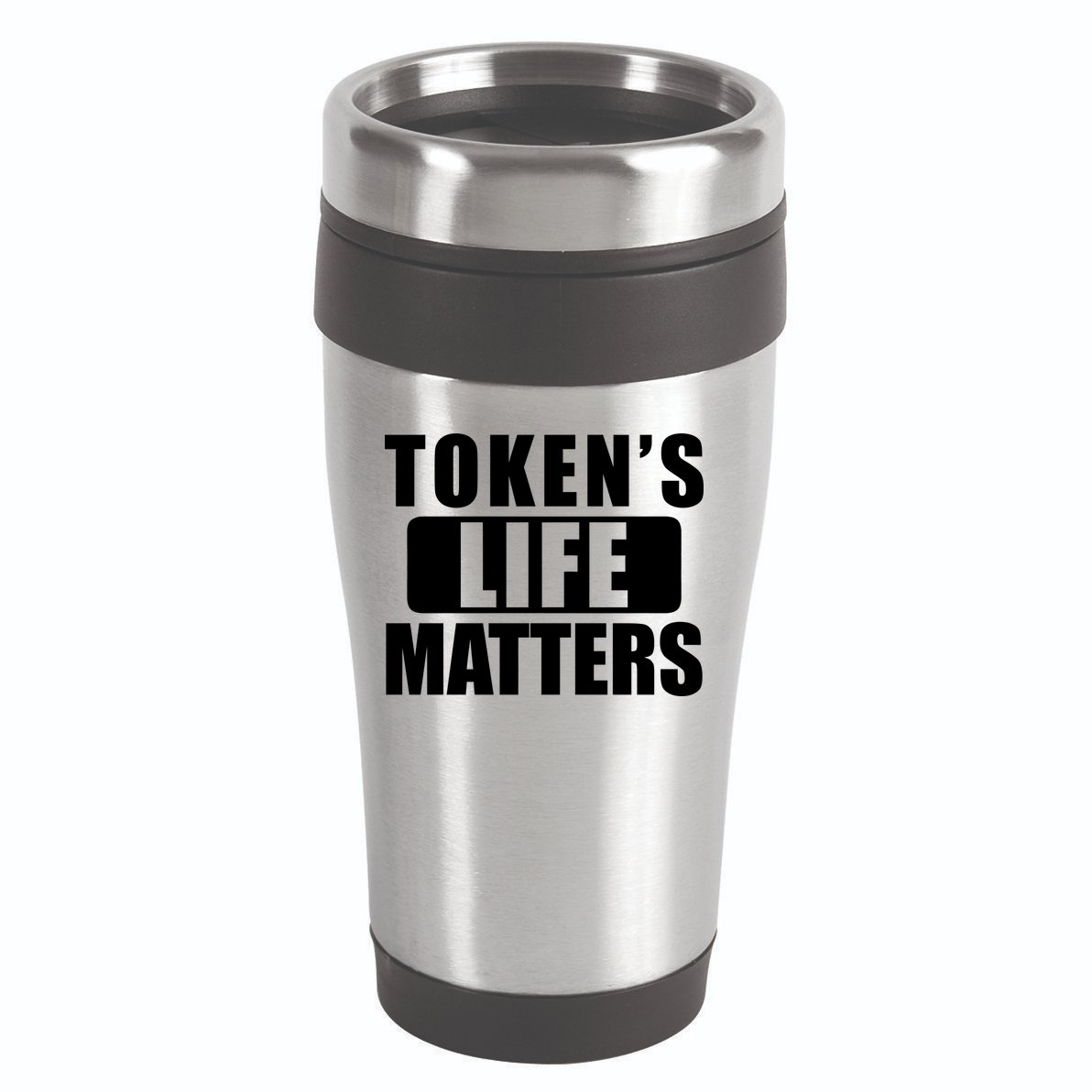 Token's Life Matters Cartman Funny TV Cartoon 16oz Travel Tumbler