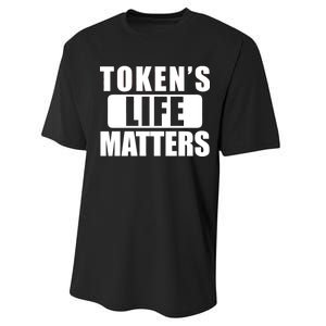 Token's Life Matters Cartman Funny TV Cartoon Performance Sprint T-Shirt