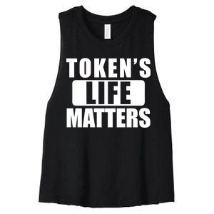 Token's Life Matters Cartman Funny TV Cartoon Women's Racerback Cropped Tank