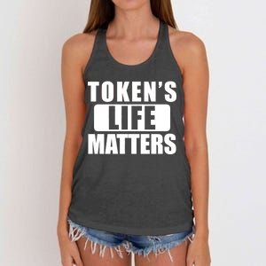 Token's Life Matters Cartman Funny TV Cartoon Women's Knotted Racerback Tank