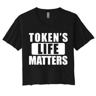 Token's Life Matters Cartman Funny TV Cartoon Crop Top