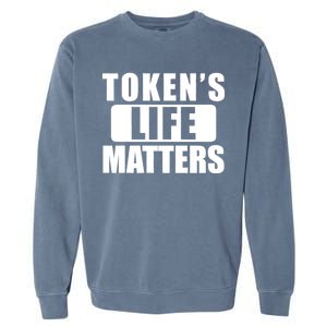 Token's Life Matters Cartman Funny TV Cartoon Garment-Dyed Sweatshirt