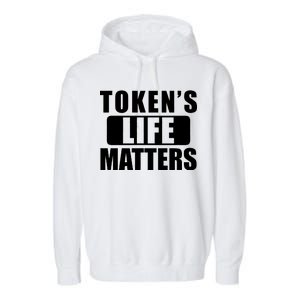 Token's Life Matters Cartman Funny TV Cartoon Garment-Dyed Fleece Hoodie