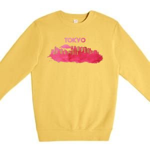 Tokyo City Skyline Premium Crewneck Sweatshirt