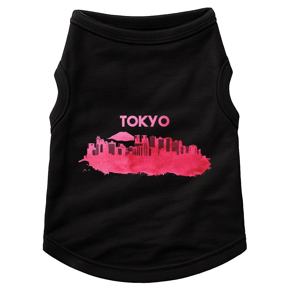 Tokyo City Skyline Doggie Tank