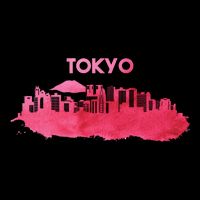 Tokyo City Skyline Cooling Performance Crew T-Shirt