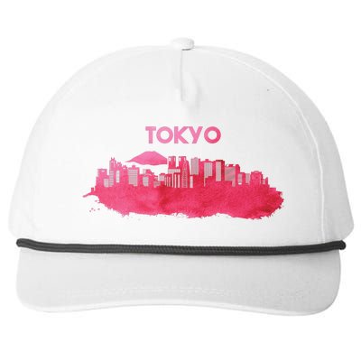 Tokyo City Skyline Snapback Five-Panel Rope Hat