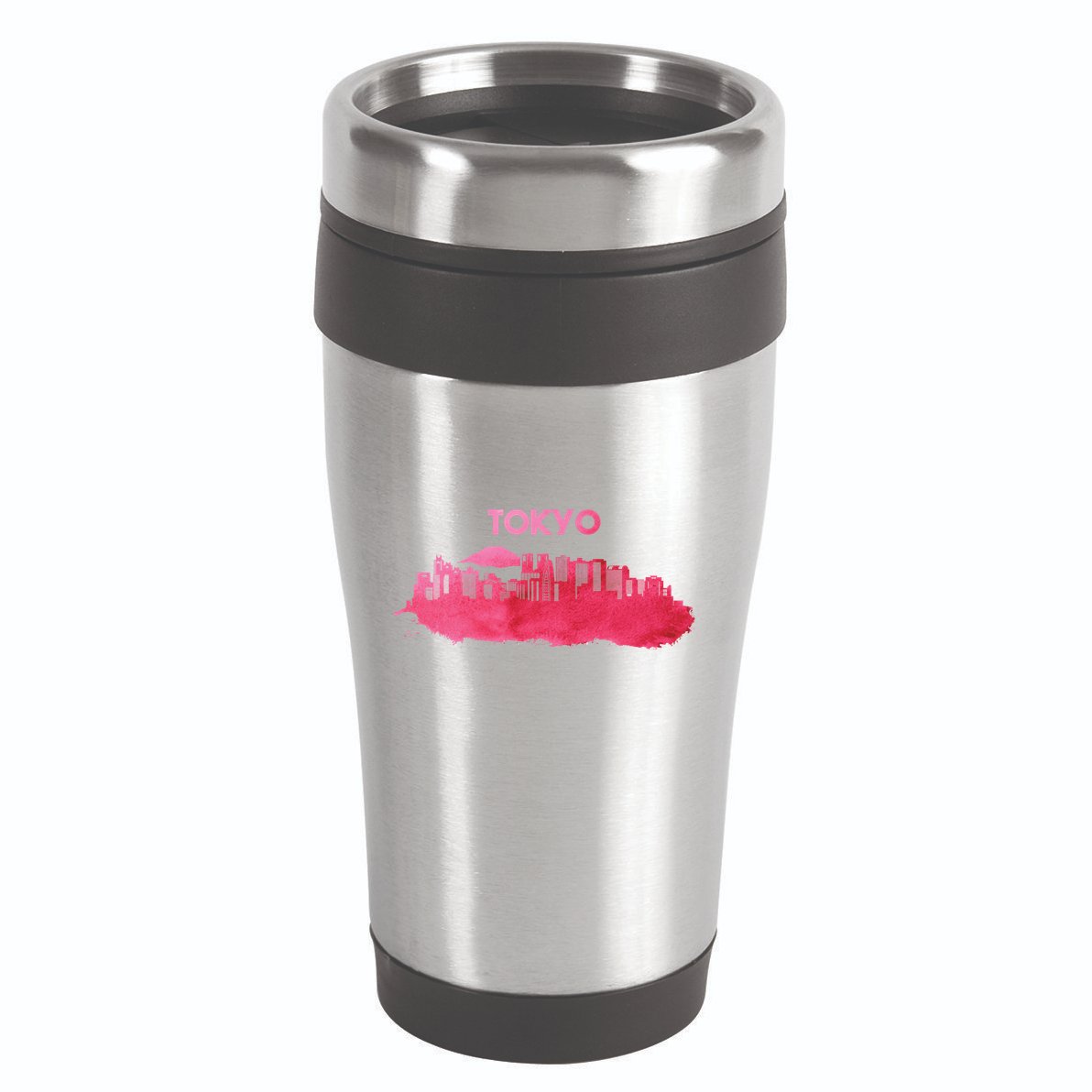 Tokyo City Skyline 16oz Travel Tumbler