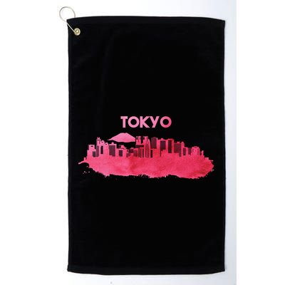 Tokyo City Skyline Golf Towel
