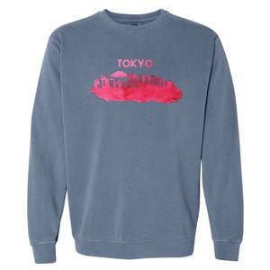 Tokyo City Skyline Garment-Dyed Sweatshirt